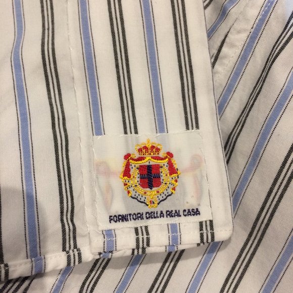 Luigi Borrelli Napoli Striped Dress Shirt - Picture 2 of 5